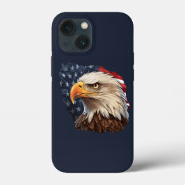 Amerikansk Flagga Vit Örn