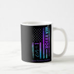 Amerikansk Flagga Warrior Suicide Prevention Aware Kaffemugg<br><div class="desc">Amerikanska Flagga Warrior Suicide Prevention Awareness Månad</div>