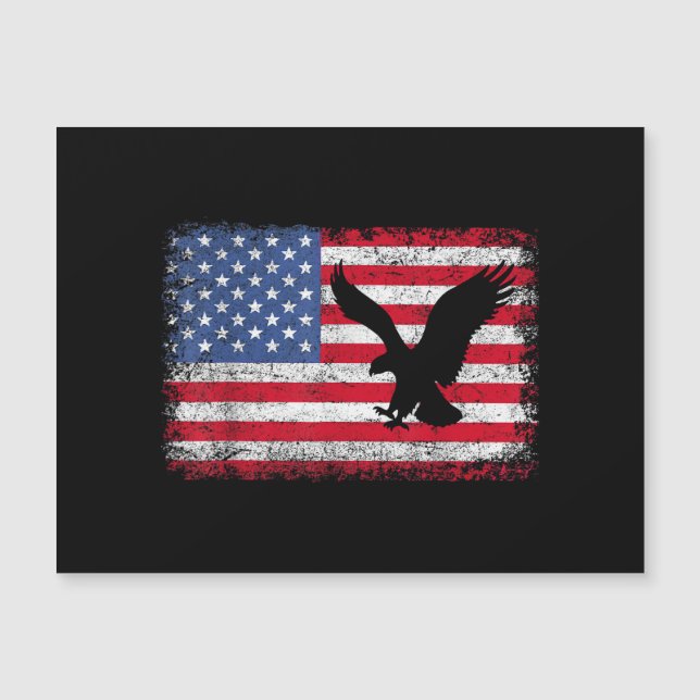 Amerikansk flaggad örn USA (Framsida)
