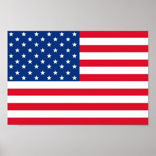 Amerikansk flaggaposter poster