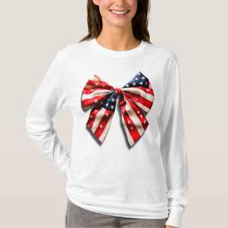 Amerikansk flaggbåge t shirt