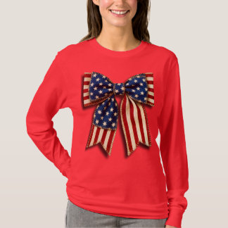 Amerikansk flaggbåge t shirt