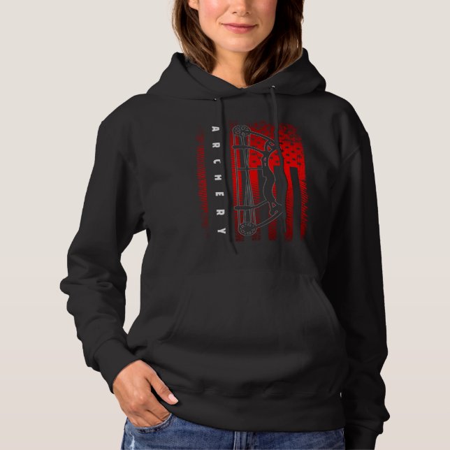 Amerikansk flaggbogeskyting t shirt (Framsida)