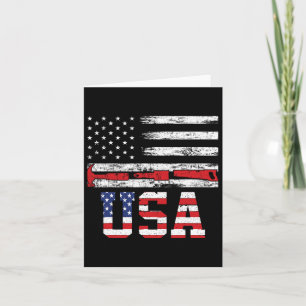 Amerikansk flagghammare 4 juli 1776 frihet oberoen kort