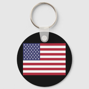 Amerikansk flaggnyckelring nyckelring
