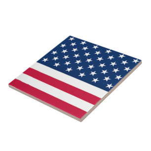 Amerikansk flaggplatta kakelplatta