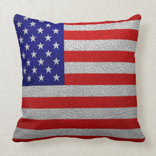 Amerikansk flaggskinn kudde