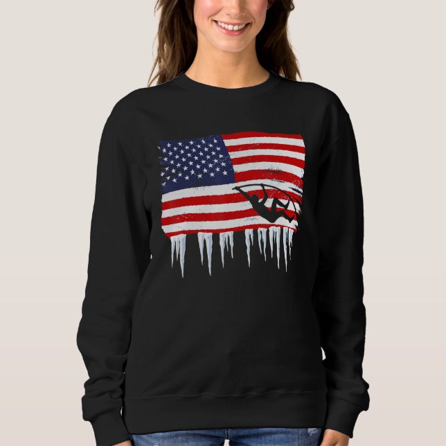 Amerikansk flaggstång  stavhopp 1 t shirt (Framsida)