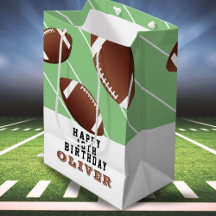 Amerikansk Football Bollar Roligt Kids Haqppy Birt