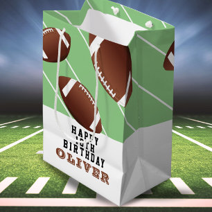 Amerikansk Football Bollar Roligt Kids Haqppy Birt