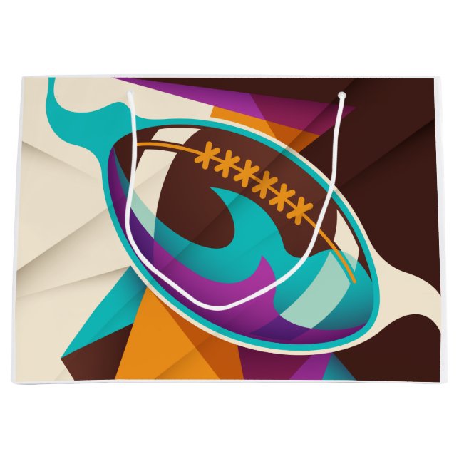 Amerikansk Football Sport Boll Abstrakt (Framsidan)