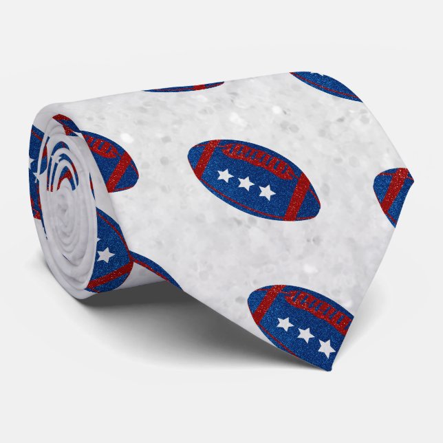 Amerikansk Fotboll 4:e Juli Glitter Slips (Rullad)