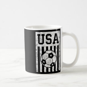 Amerikansk fotboll amerikansk flagga kvinnor män b kaffemugg
