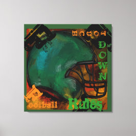 AMERIKANSK FOTBOLL CANVASTRYCK