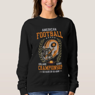Amerikansk Fotboll College League Championship Go T Shirt