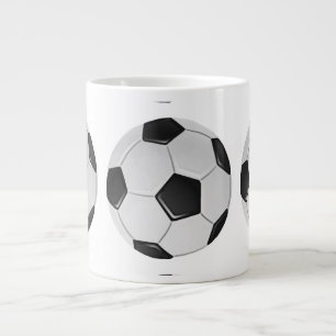 Amerikansk fotboll eller Association Football Boll Jumbo Mugg