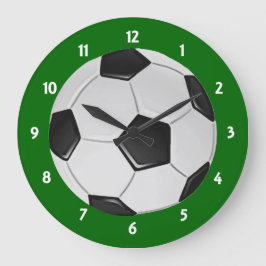 Amerikansk fotboll eller Association Football Boll Stor Klocka