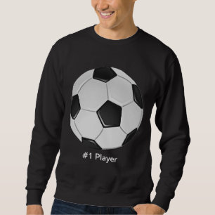 Amerikansk fotboll eller Association Football Boll Sweatshirt