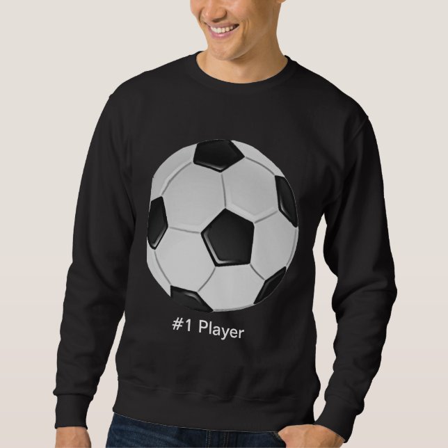 Amerikansk fotboll eller Association Football Boll Sweatshirt (Framsida)
