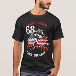 Amerikansk fotboll, en dröm för lag ett t shirt