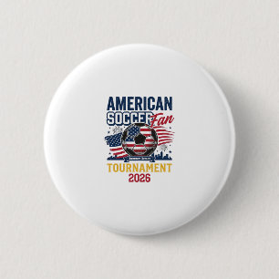Amerikansk Fotboll Fan Turnering 2026 Vintage Tröj Knapp