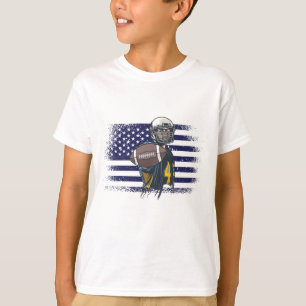 Amerikansk fotboll Fläkt Jersey Shirt USA flagga T