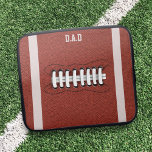 Amerikansk fotboll Fläkt Monogram Laptop sleeve<br><div class="desc">Lämpligt för Pappa att kärlek ska spela fotboll eller någon som behöver ett laptop sleeve - lägg bara till initialer</div>