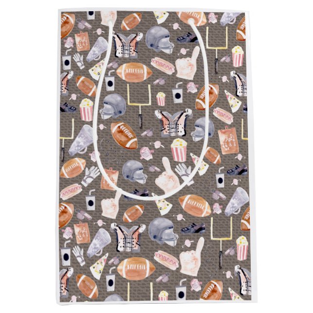 Amerikansk fotboll Grått struktur | MÖNSTER (Framsidan)