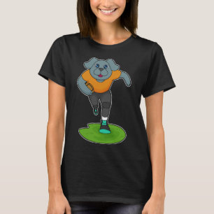 Amerikansk fotboll i hund t shirt