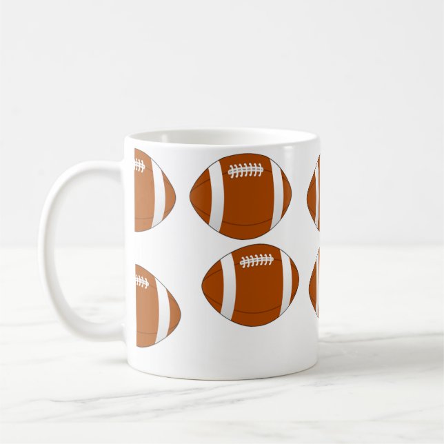 amerikansk fotboll kaffemugg (Vänster)