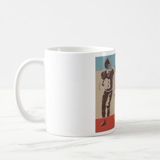 amerikansk fotboll kaffemugg (Vänster)