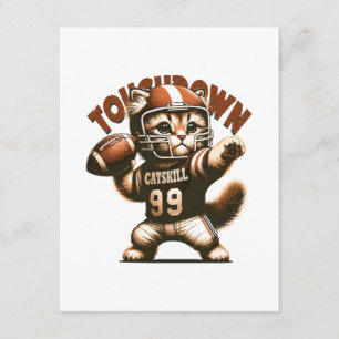 Amerikansk Fotboll Katt - Touchdown Purrfection Tilläggskort