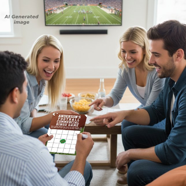 Amerikansk fotboll kommersiell Bingo spel (Skapare uppladdad)