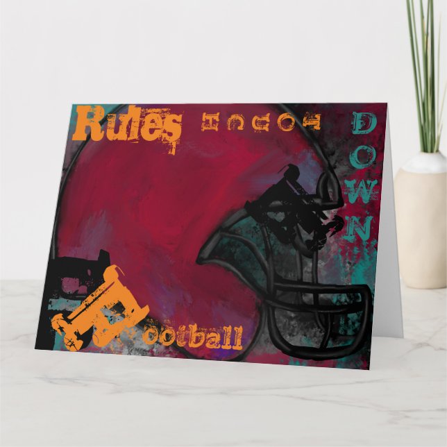 AMERIKANSK FOTBOLL KORT (Framsida)