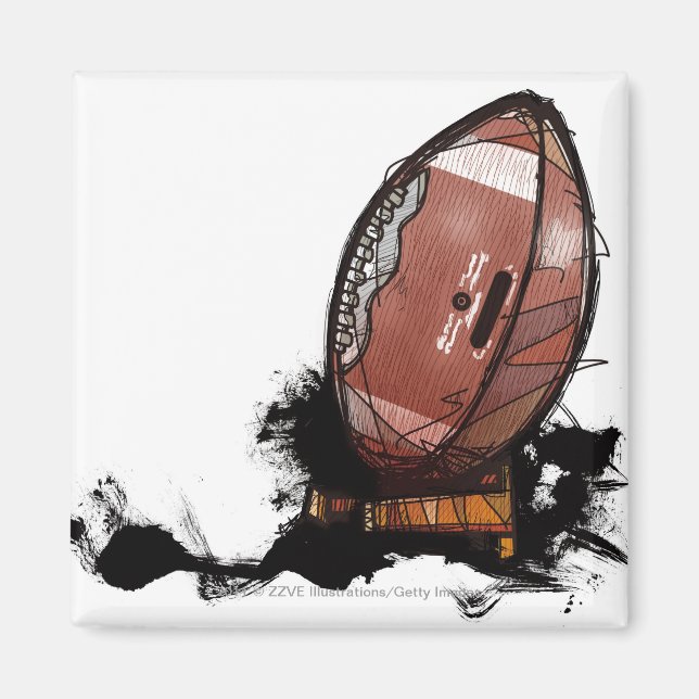 amerikansk fotboll magnet (Framsidan)