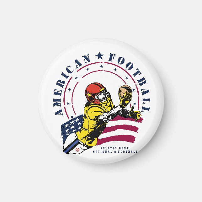 AMERIKANSK FOTBOLL MAGNET (Framsidan)