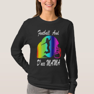 amerikansk fotboll och dans mama Dance Mom Dancing T Shirt