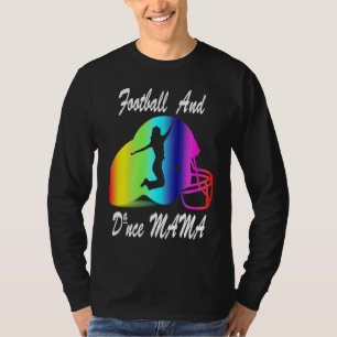 amerikansk fotboll och dans mama Dance Mom Dancing T Shirt
