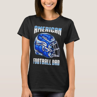 Amerikansk fotboll Pappa Quaterback Kicker För man T Shirt