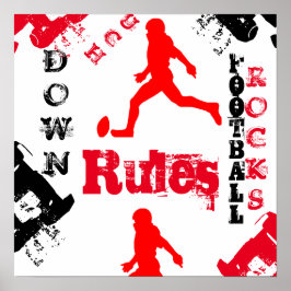 AMERIKANSK FOTBOLL POSTER