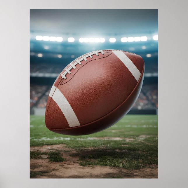 Amerikansk Fotboll Poster (Framsidan)