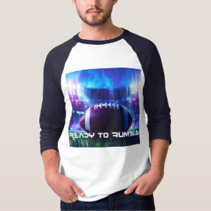 AMERIKANSK FOTBOLL - REDO ATT RULLA T SHIRT