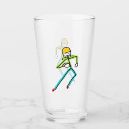 Amerikansk fotboll Stickman Glaskopp