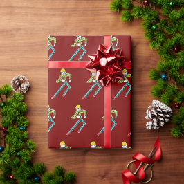 Amerikansk fotboll Stickman Presentpapper