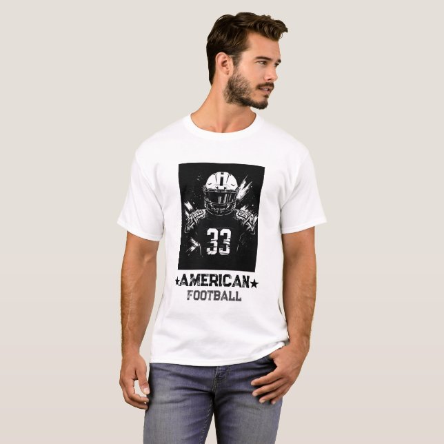 Amerikansk fotboll t shirt (Hel framsida)