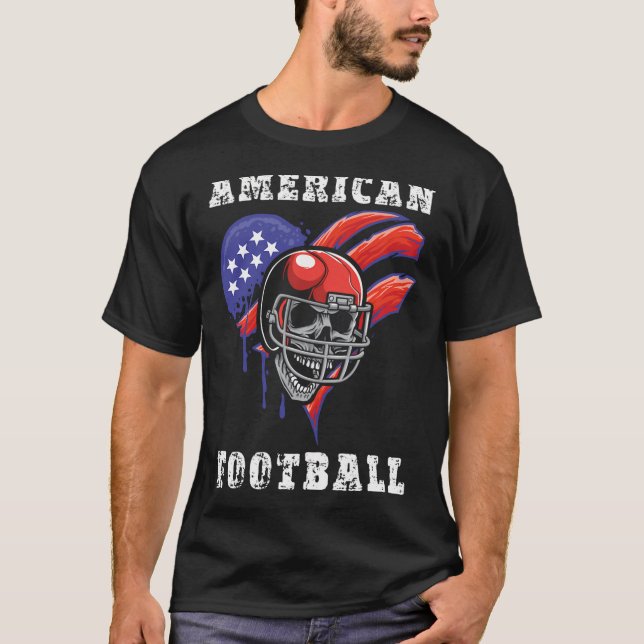 Amerikansk Fotboll T Shirt (Framsida)