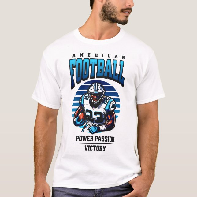 amerikansk fotboll t shirt (Framsida)