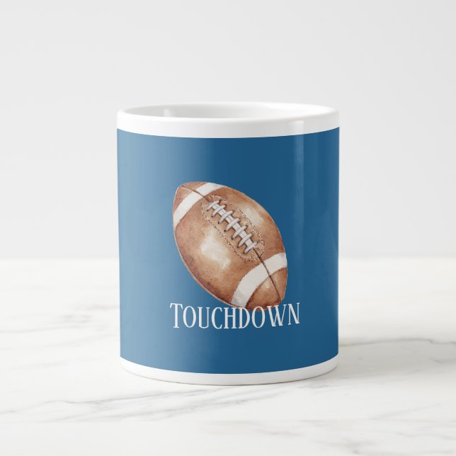 Amerikansk fotboll touchdown jumbo mugg (Framsidan)