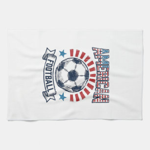Amerikansk Fotboll Vintage Fotboll Tröja Design Kökshandduk