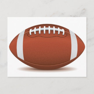 amerikansk fotboll vykort